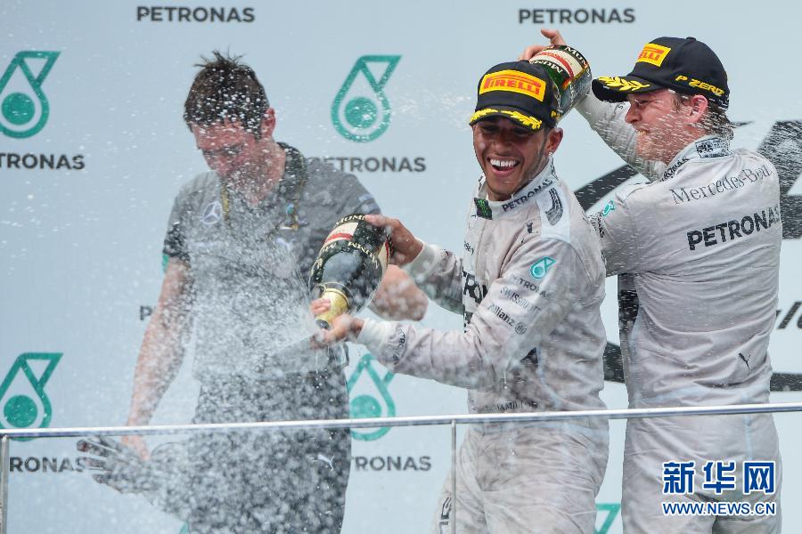 （体育）（6）赛车&mdash;&mdash;F1马来西亚站：汉密尔顿夺冠