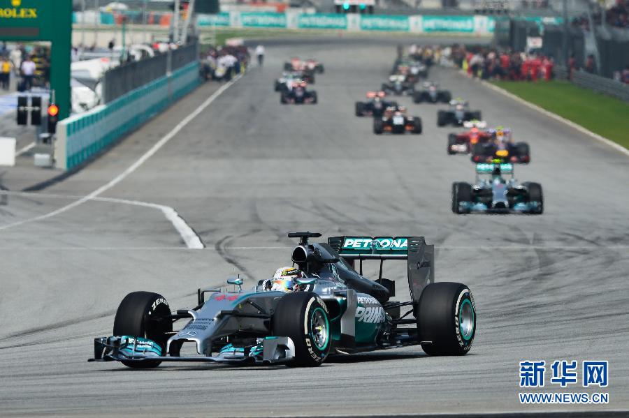 （体育）（8）赛车&mdash;&mdash;F1马来西亚站：汉密尔顿夺冠