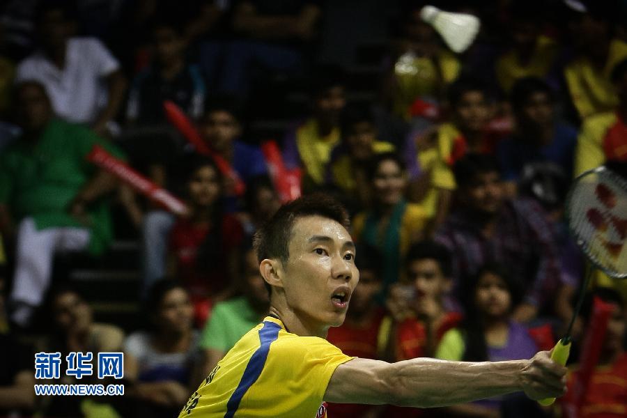 （体育）（3）羽毛球——汤姆斯杯半决赛：马来西亚队对阵印度尼西亚队