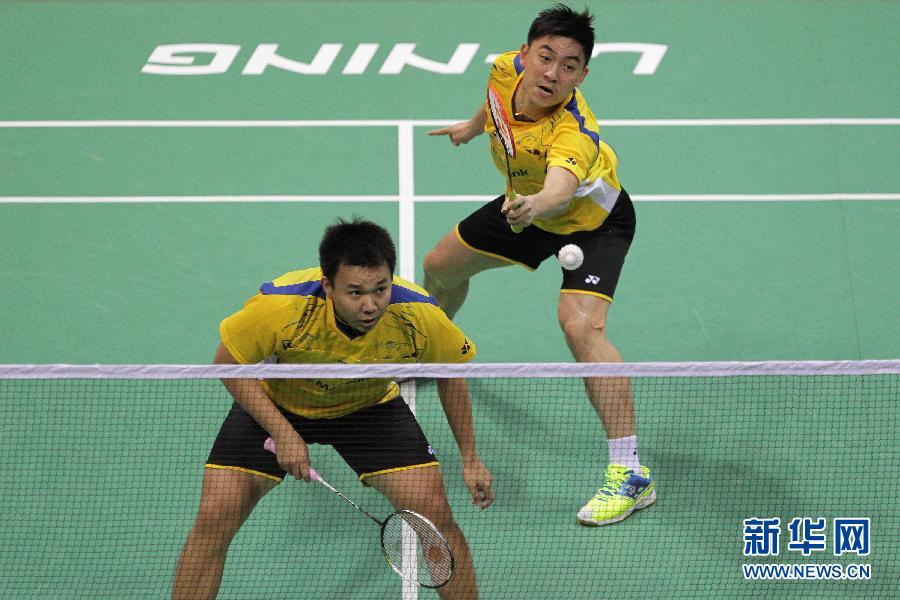 （体育）（24）羽毛球——汤姆斯杯决赛：马来西亚队对阵日本队