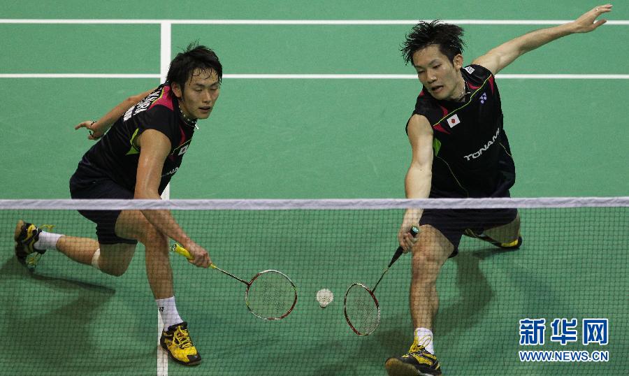 （体育）（41）羽毛球——汤姆斯杯决赛：马来西亚队对阵日本队
