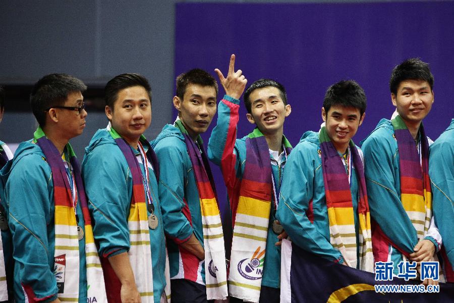 （体育）（5）羽毛球——汤姆斯杯决赛：马来西亚队获得亚军