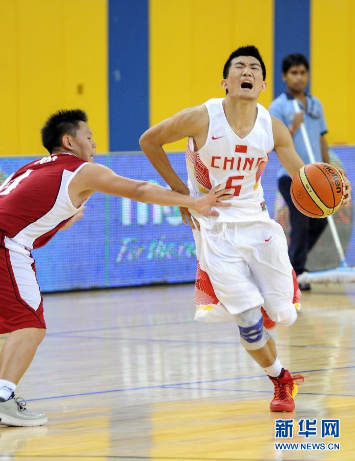 （体育）（4）篮球——亚洲U18青年篮球锦标赛：中国大胜马来西亚
