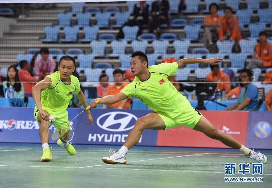 （亚运会）（18）羽毛球——男子团体：中国胜马来西亚晋级决赛
