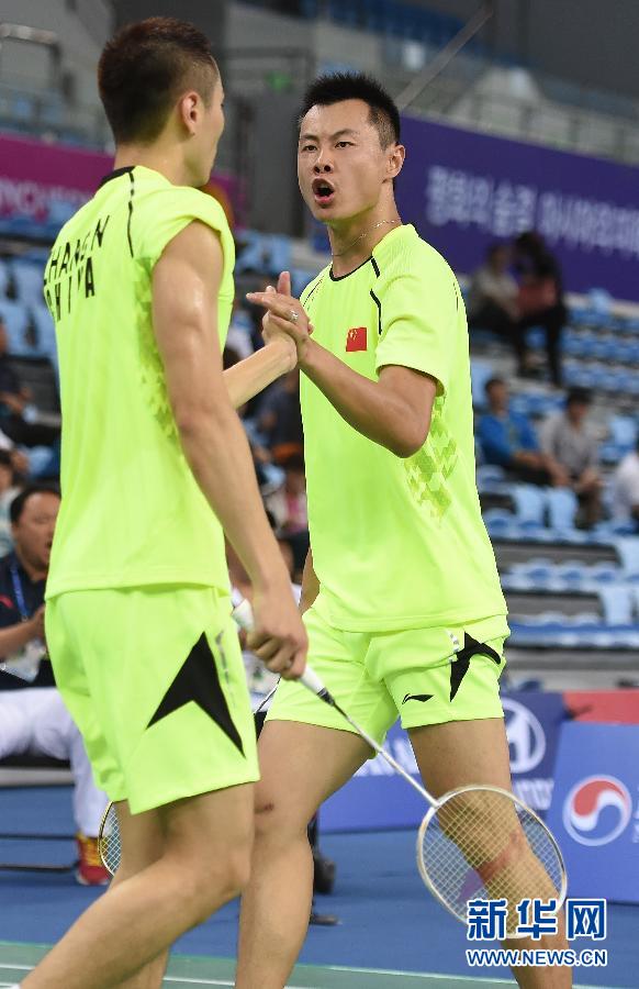 （亚运会）（19）羽毛球——男子团体：中国胜马来西亚晋级决赛