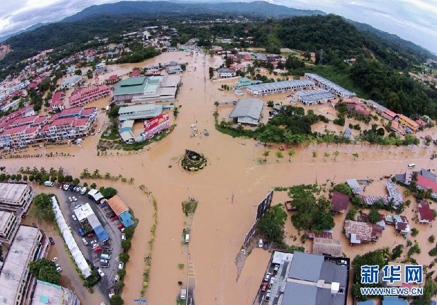（国际）（2）马来西亚沙巴州发生水灾