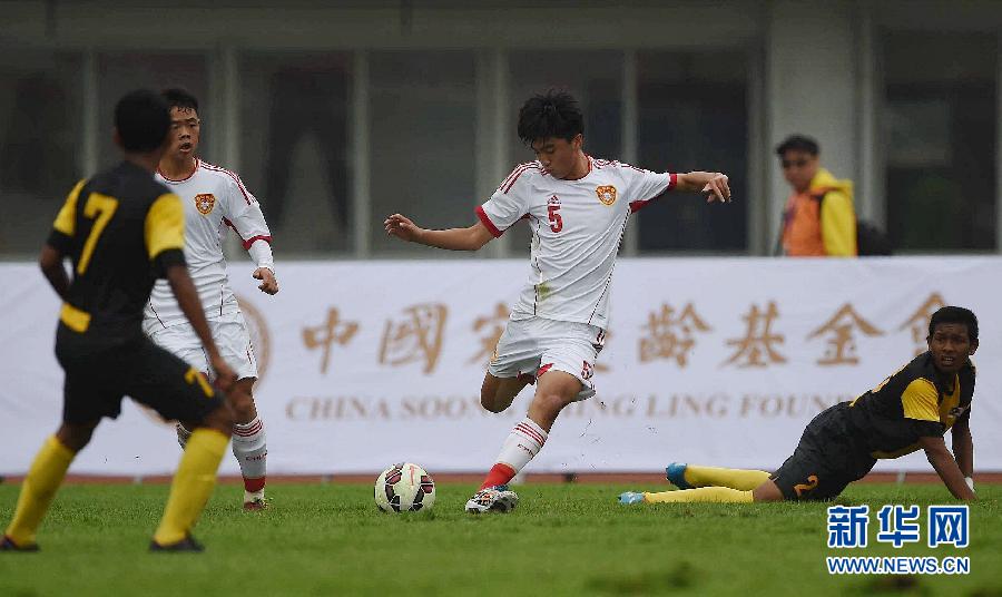 （体育）（2）足球——中国-东盟国际青少年邀请赛：中国胜马来西亚