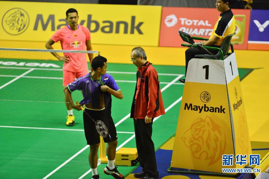 （体育）（3）羽毛球——马来西亚公开赛：林丹晋级