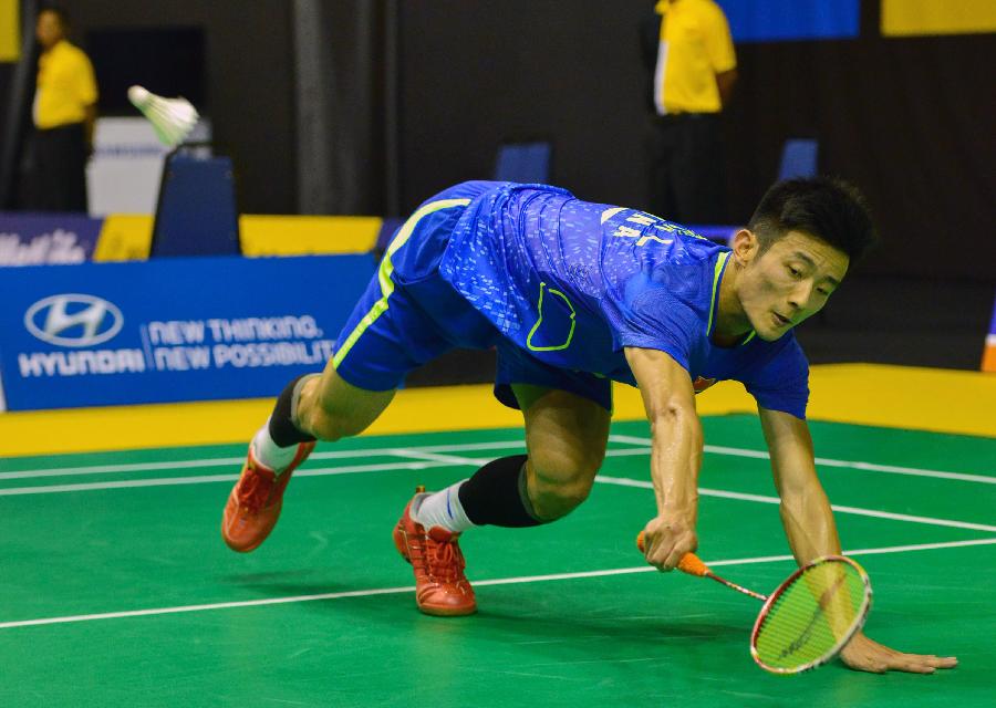 （体育）（1）羽毛球——马来西亚公开赛：谌龙晋级