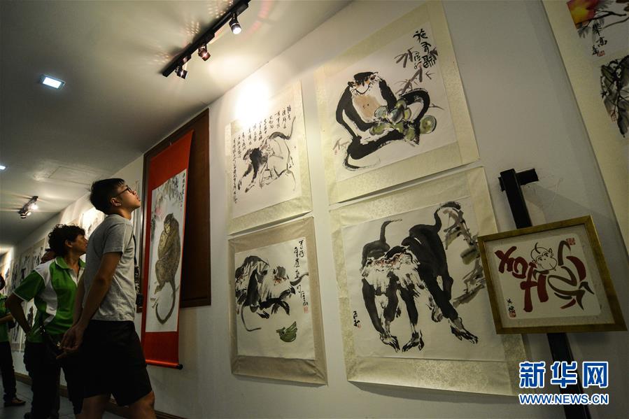 （XHDW）（2）“变，变，变”百猴画展在马来西亚举行