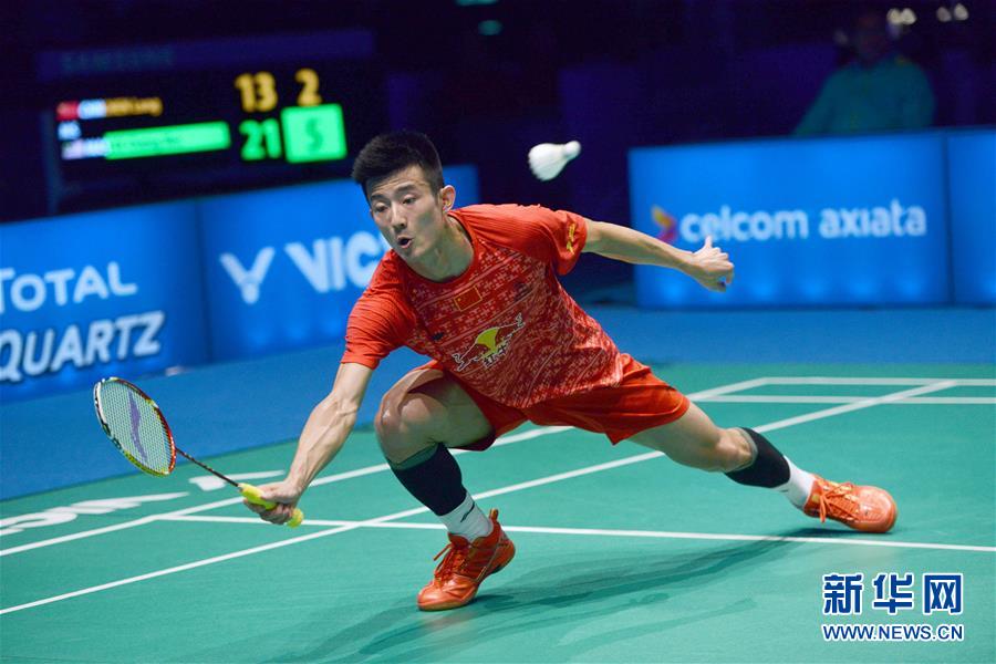 （体育）（1）羽毛球&mdash;&mdash;马来西亚公开赛：谌龙获得亚军