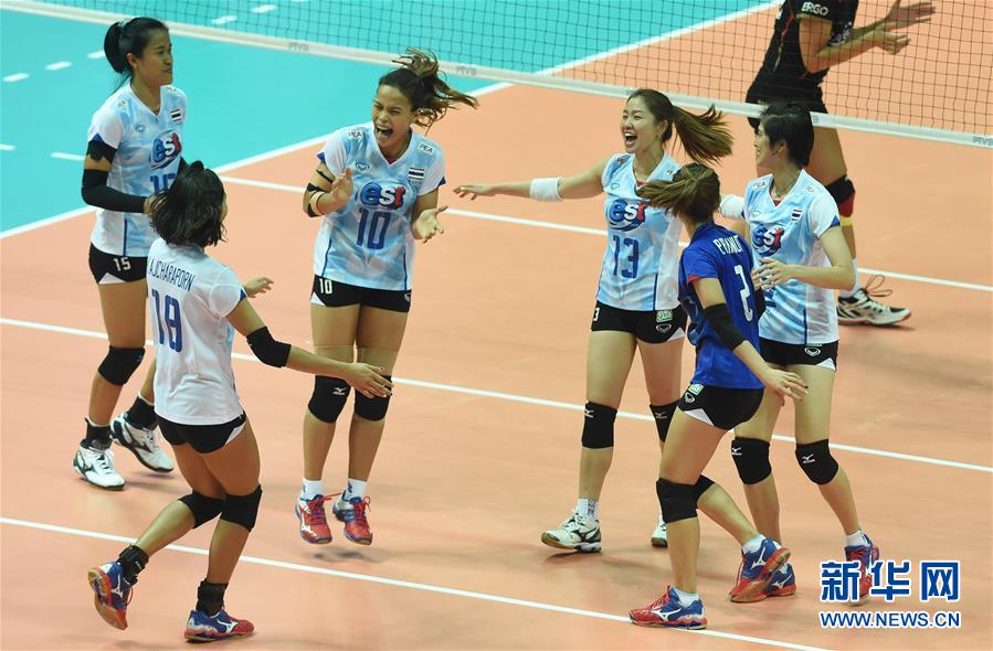 （体育）（1）排球&mdash;&mdash;世界女排大奖赛：泰国胜德国