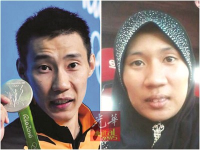 李宗伟和依卡莎瓦妮的照片在网络疯传。（马来西亚《光华日报》）