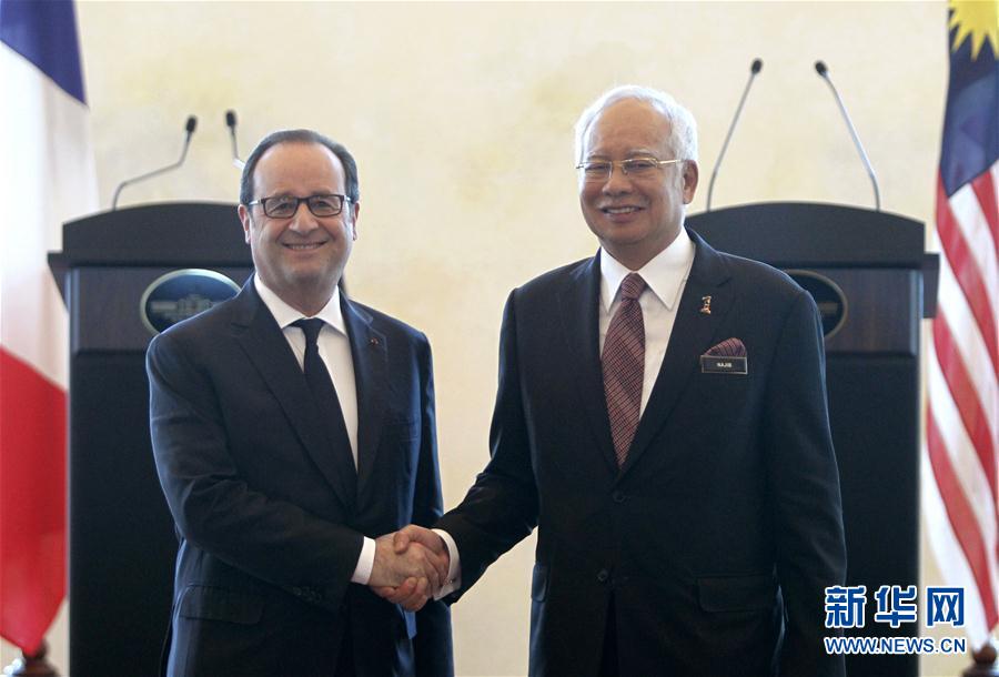（外代一线）（3）法国总统访问马来西亚　主推“阵风”战机
