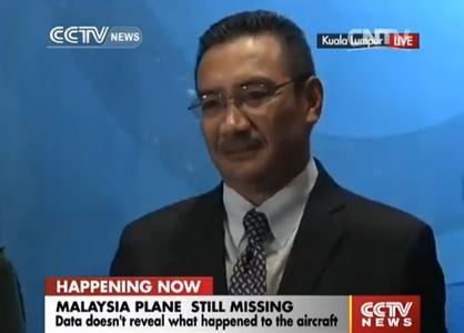 马来西亚交通部长重申将继续搜寻MH370