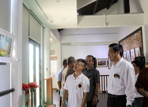 马来西亚水彩画协会会员作品展在马六甲举行